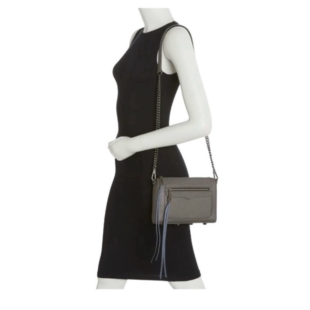 Rebecca Minkoff Avery Leather Crossbody Bag (Color - Graphite)